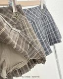  Váy xếp ly caro 6245 