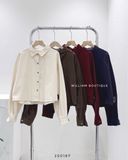  Áo sơ mi thô trơn 4087 