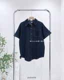  Áo sm denim tay ngắn 456 