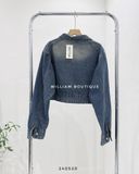  Áo khoác croptop denim 7450 