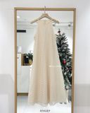  Đầm dây ren kem 232 