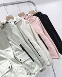  Áo khoác dù khóa xéo 902 