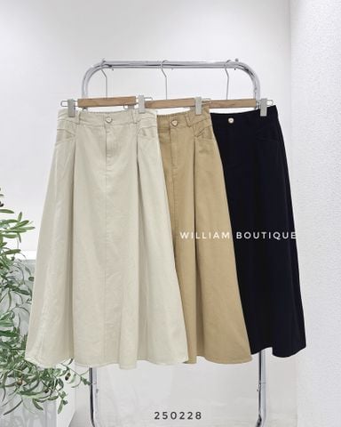  Váy kaki dáng A 7115 