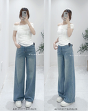  Quần jean suông wax 8230 