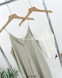 Set đầm 2 dây be 2846 