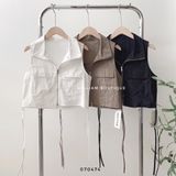  Áo SM ba lỗ dù kéo 3808 