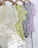  Áo dệt kim viền bèo Jennie D208 