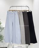  Quần jean suông trơn 8251 