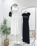  Đầm thun xòe nhún eo 750 