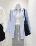  Áo sơ mi cotton mỏng túi thêu FL9020 