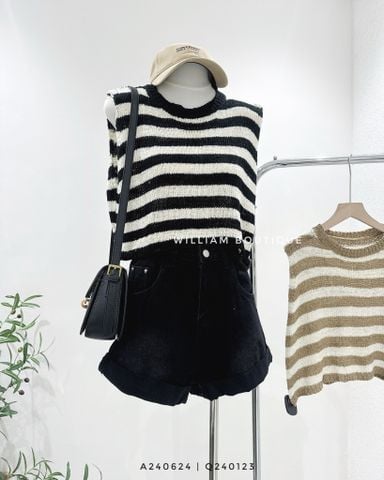  Áo tanktop len sọc 1931 