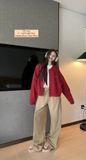  Áo khoác cardigan nỉ NEVERMIND 1365 