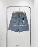  Quần short jean ngố wax 1289 