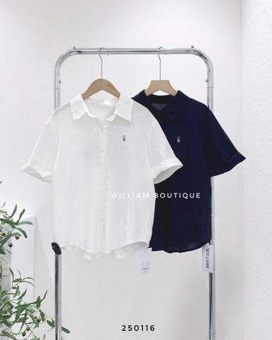  Áo sơ mi linen tay ngắn 3255 