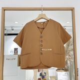  Áo SM cổ tim 5 nút TN 642 