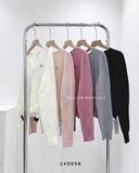  Áo khoác cardigan len cổ V mỏng 1616 