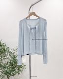  Set áo cardigan + áo dây phối ren 1097 