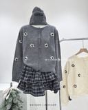  Áo khoác cardigan thêu hoa 5556 