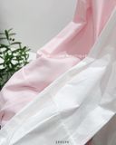  Set áo + váy xuông cotton trơn 8859 
