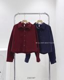  Áo sơ mi thô trơn 4087 