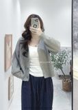  Áo khoác cardigan len gân 5426 