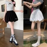  Váy bí trơn ngắn 1338 