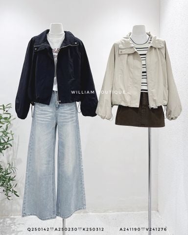  Áo khoác bomber cổ trụ 20263 