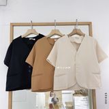  Áo SM cổ tim 5 nút TN 642 