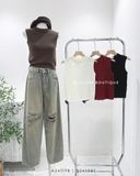  Quần baggy jean rộng rách B879 
