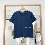  Áo thun trơn cổ tim 7915 