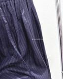  Quần linen sọc xanh đen 4975 