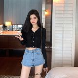  Cardigan nút ngọc 111 