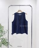  Áo denim phối bèo SN 1102 