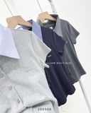  Áo thun cổ sơ mi caro 1808 