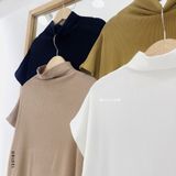  Áo thun nhung cao cổ 6207 