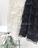  Váy nhung bèo ngắn 1396 