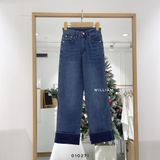  Quần jean suông lật lai 5035 