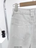  Quần jean suông gấp gấu 1398 