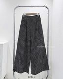  Quần kaki caro đen 7968 