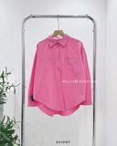  Áo sơ mi cotton gân 2 túi 6582 