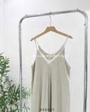  Set đầm 2 dây be 2846 
