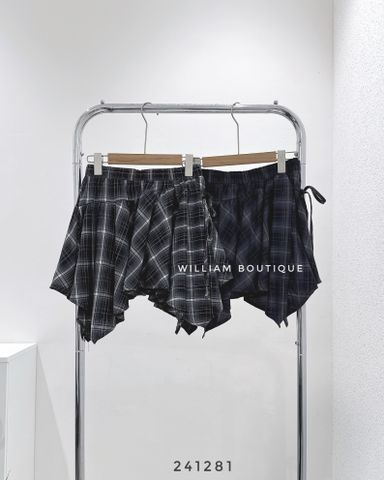  Váy caro tà xéo 6275 