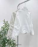  Áo khoác dù cổ trụ rút dây 0195 