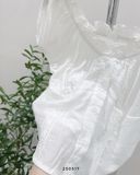  Áo sơ mi trễ vai phối ren 5139 