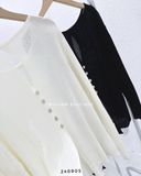  Áo dệt kim nút lưng 8706 
