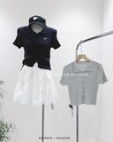  Áo len polo thêu nơ 277 