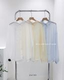  Áo sơ mi voan tơ sọc 1346 