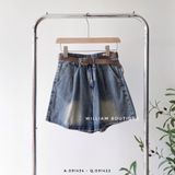  Quần short jean wax 9908 