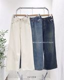  Quần jean suông xẻ lai 3200 