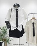  Áo sơ mi tay ngắn kẻ sọc 2663 